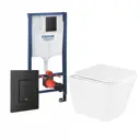 Комплект инсталляция с унитазом Grohe 570596 цвет белый