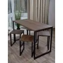 Стол прямоугольный Diko loft 120x60 см лдсп цвет бронза