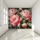 Фотообои флизелиновые Фотообоикин Цветы пионы 3д 300x271 см