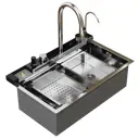 Мойка для кухни Mixline 46x75 см глубина чаши 21.5 см нержавеющая сталь цвет сатин