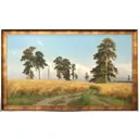 Картина в раме И.Шишкин Рожь 39x66 см
