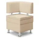 Диван на кухню на балкон в прихожую НОРТА Hippo Угловой 480х480х770 бежевый