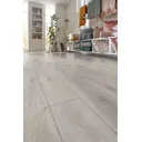 Ламинат Kronotex Дуб Престиж белый 33 класс толщина 10 мм 1.30 м², цена за упаковку