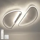 Люстра потолочная светодиодная Estares УУО00005759 с пультом управления 18 м² регулируемый белый свет цвет белый