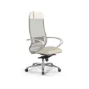 Офисное кресло Метта Samurai SL-1 71x128x70 см искусственная кожа цвет молочный