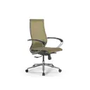 Офисное кресло Ergolife Set 9/подл.131/осн.Synchro 052 67.5x116x70 см сетка цвет золотой