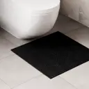 Коврик для туалета Vidage Сантус 50x50 см цвет черный