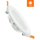 Светильник точечный встраиваемый светодиодный Osram DL Glass 9W 830 WT 1x10x40 теплый белый (желтый) свет цвет белый