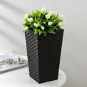 Кашпо Idea Ротанг 1380145 13.8x25 см 1.5 л пластик коричневый