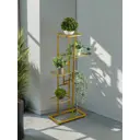 Подставка для цветочных горшков Greengo 10747767 44x22x105 см металл золотой