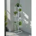 Подставка для цветочных горшков Greengo 10747744 43x22x126 см металл белый