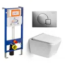 Комплект инсталляция с унитазом Enio 590762 цвет белый