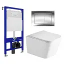 Комплект инсталляция с унитазом Enio 538831 цвет белый