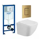 Комплект инсталляция с унитазом Grohe 639720 цвет белый