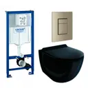 Комплект инсталляция с унитазом Grohe 639997 цвет черный