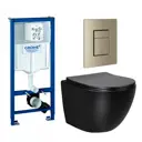 Комплект инсталляция с унитазом Grohe 639999 цвет черный
