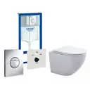 Комплект инсталляция с унитазом Grohe 513279 цвет белый