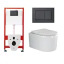 Комплект инсталляция с унитазом Tece 425988 цвет белый