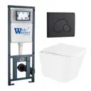 Комплект инсталляция с унитазом Weltwasser 531043 цвет белый