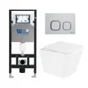 Комплект инсталляция с унитазом Weltwasser 531050 цвет белый