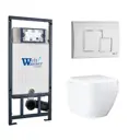 Комплект инсталляция с унитазом Weltwasser 542318 цвет белый