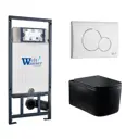 Комплект инсталляция с унитазом Weltwasser 542064 цвет черный
