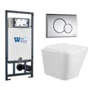 Комплект инсталляция с унитазом Weltwasser 525947 цвет белый
