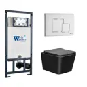 Комплект инсталляция с унитазом Weltwasser 542331 цвет черный