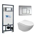 Комплект инсталляция с унитазом Weltwasser 542351 цвет белый