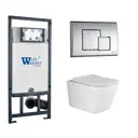 Комплект инсталляция с унитазом Weltwasser 542362 цвет белый