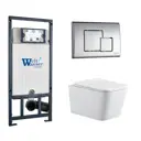 Комплект инсталляция с унитазом Weltwasser 542394 цвет белый
