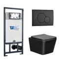Комплект инсталляция с унитазом Weltwasser 542143 цвет черный