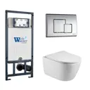 Комплект инсталляция с унитазом Weltwasser 542403 цвет белый