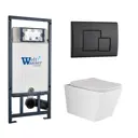 Комплект инсталляция с унитазом Weltwasser 542184 цвет белый