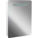 Зеркало-шкаф Аква 50 DORATIZ 2711.062, правый, белый с подсветкой