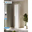 Шкаф распашной Принцесса Мелания с 1 дверью 40x220x50 см ЛДСП цвет белый