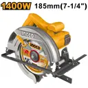 Пила циркулярная сетевая Ingco Industrial CS18538, 1400 Вт, 185 мм