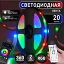 Светодиодная лента Estares Ууо00005811 20 диод/м 1.5 Вт/м 220 В IP20 20 м разноцветный свет