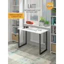 Стол письменный Grostat home Latt max 110x75x55 см металл цвет белый
