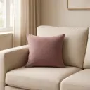 Подушка Flandria 45x45 см цвет пыльная роза Santal 4