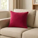 Подушка Flandria 45x45 см цвет бордовый