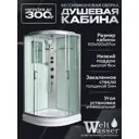 Гидромассажная душевая кабина Weltwasser Werra низкий поддон 100х100см