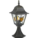 Маленький фонарный столб KREAFORTA Beruniy 45 см цвет черный