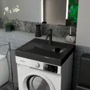 Раковина на стиральную машину Bauedge hotel XMY0004 59.5см цвет антрацит/черный