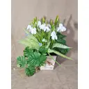 Искусственное растение в горшке ФитоПарк Подснежник 28 см цвет зеленый