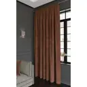 Штора на ленте Miamoza Silky 200x280 см цвет терракотовый