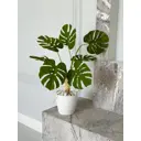 Искусственный цветок в горшке Тропикана мама Монстера 50 см