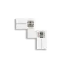 Соединитель угловой Ambrella Light L-образный для светодиодной ленты Ambrella Light 5050 12/24 В 5 фазный GS6751 10 шт