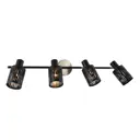 Спот поворотный Ambrella light Tr8670 4 лампы E14 18 м² цвет черный