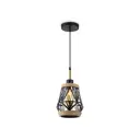 Светильник подвесной Ambrella light Traditional Tr8521 1 лампа 4 м² цвет бронза/черный/янтарный